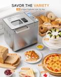 Gleedelish 2LB Programmable Bread Maker Machine