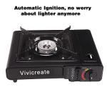 Vivicreate 8500 BTU Portable Butane Camping Stove