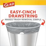 Glad 4 Gal Lemon Fresh Clorox Trash Bags
