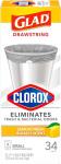 Glad 4 Gal Lemon Fresh Clorox Trash Bags