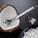 Stainless Steel Coconut Scraper and Multi-Purpose Tool