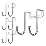 Double Hooks for Doors - Pack of 4
