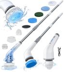 Electric Spin Scrubber with 7 Brush Heads