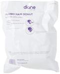 Diane Jumbo Black Hair Donut, 5.5-Inch