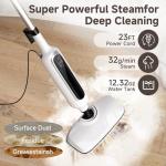 12-in-1 Steam Mop and Handheld Cleaner