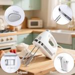 KBOBEY 450W 5-Speed Electric Hand Mixer Set