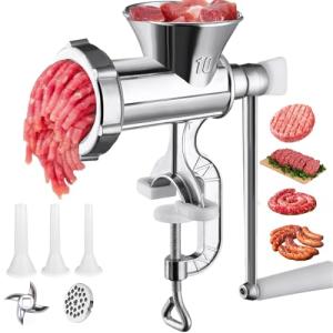 Manual Meat Grinder for Homemade Sausage and Burgers