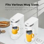 Chulux Slim Single Serve Coffee Maker - Pearl White