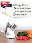 Geedel 5-in-1 Rotary Cheese Grater and Slicer