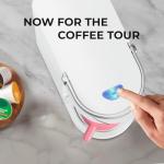 Chulux Slim Single Serve Coffee Maker - Pearl White