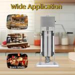 Stainless Steel Churros Maker with 6 Nozzles