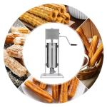 Stainless Steel Churros Maker with 6 Nozzles