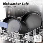 SENSARTE 17-Piece Nonstick Cookware Set with Removable Handles