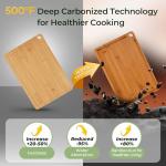 Keechee Bamboo Cutting Board Set for Chopping