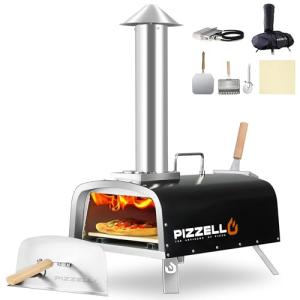 12" Outdoor Dual-Fuel Pizza Oven with Accessories