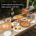 12" Outdoor Dual-Fuel Pizza Oven with Accessories