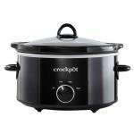 FYNORI 4-Quart Classic Slow Cooker in Black