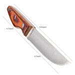 JXWING 8-Piece German Stainless Steel Steak Knives