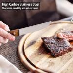 JXWING 8-Piece German Stainless Steel Steak Knives