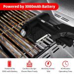 Rechargeable Electric Grill Brush with LED Light