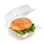 100 Clear Plastic Food Containers with Lids