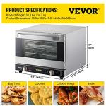 VEVOR 21L Commercial Convection Oven for Baking