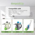 10-Pack Microfiber Cloths for Steam Cleaners