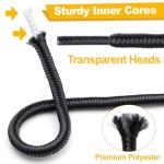 DELELE 28-Inch Round Boot Laces - Light Gray Brown