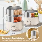CACHOO 14-Egg Stainless Steel Egg Cooker