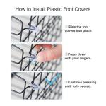 iSPECLE Adjustable Freezer Organizer Bins - 3 Pack