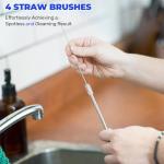 10 Pack Crevice Cleaning Brush Set for Tough Messes
