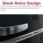 Frigidaire Retro Apartment Size Refrigerator, 7.5 Cu Ft
