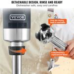 VEVOR 500W Commercial Immersion Blender for Smoothies