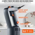 VEVOR 500W Commercial Immersion Blender for Smoothies