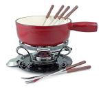 Swissmar Lugano 2-Quart Cast Iron Fondue Set