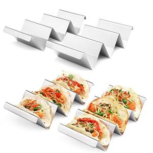 Stainless Steel Taco Holders - 4 Pack