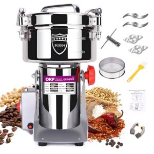 High-Speed 2000g Stainless Steel Grain Mill