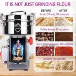 High-Speed 2000g Stainless Steel Grain Mill