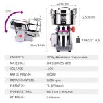 High-Speed 2000g Stainless Steel Grain Mill