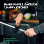 Kota Japan 12" Diamond Carbon Steel Knife Sharpener