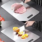 YEAVS Heavy Duty Stainless Steel Cutting Board