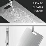 YEAVS Heavy Duty Stainless Steel Cutting Board