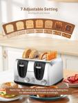 Keenstar 4-Slice Stainless Steel Bread Toaster