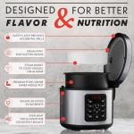 Gourmia 3 Qt Digital Rice Cooker and Steamer