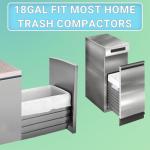 18 Gallon Heavy Duty Trash Bags with Drawstrings