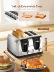 Keenstar 4-Slice Stainless Steel Bread Toaster