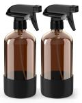 Bontip Amber Glass Spray Bottle Set - 16 oz