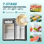 EUHOMY 3.1 Cu.Ft Mini Fridge with Freezer