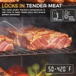 Electric Pellet Smoker Grill with Meat Probe