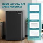 EUHOMY 3.1 Cu.Ft Mini Fridge with Freezer